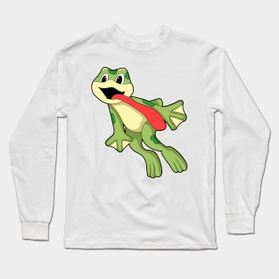 Frog with Tongue out Long Sleeve T-Shirt